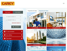Tablet Screenshot of carey.com.my