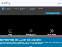 Tablet Screenshot of carey.cl